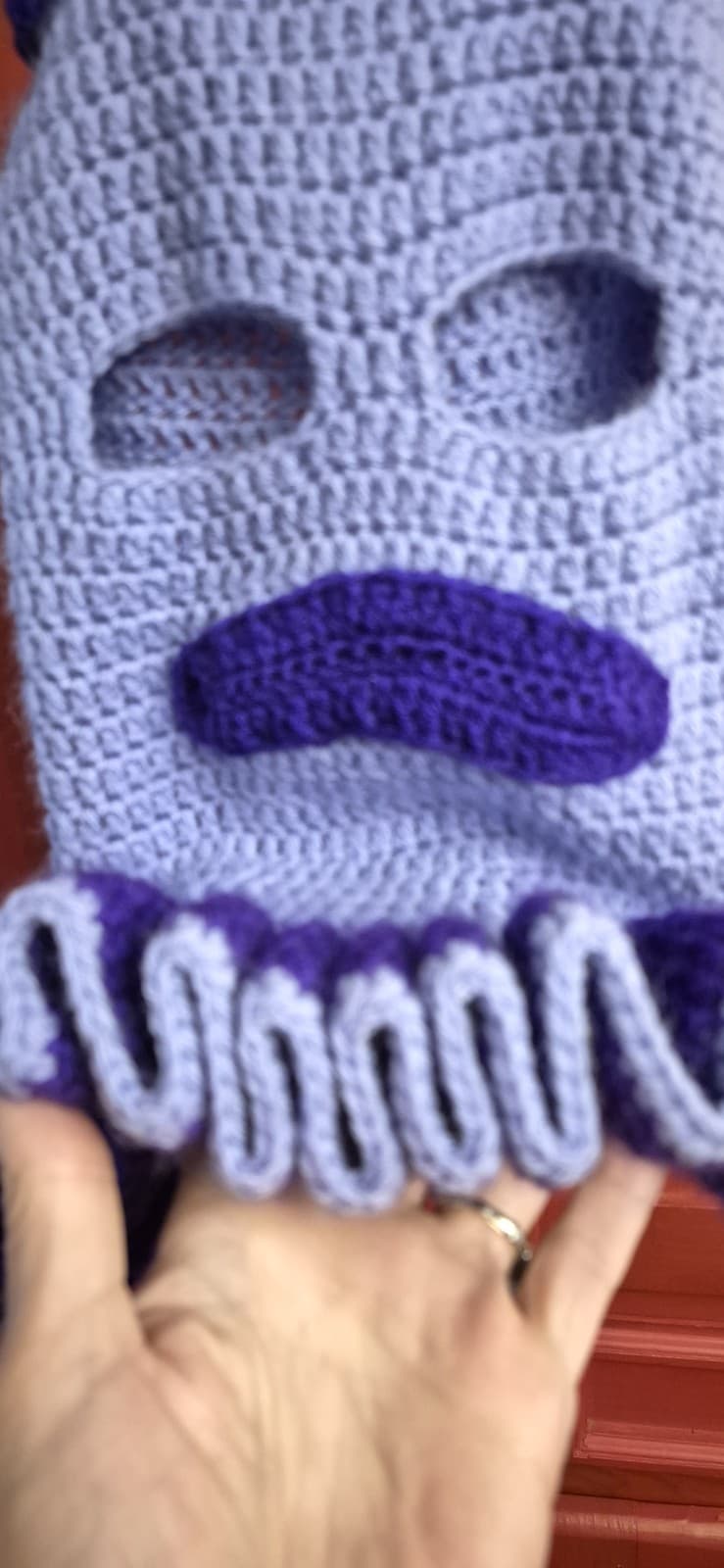 Oddly Hooked Artisan Made Balaclava Ski Mask Festival Concert Wear Punk Clown 3