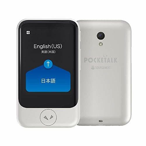 POCKETALK S Translator Global Communication eSIM (2years) 74 languages White