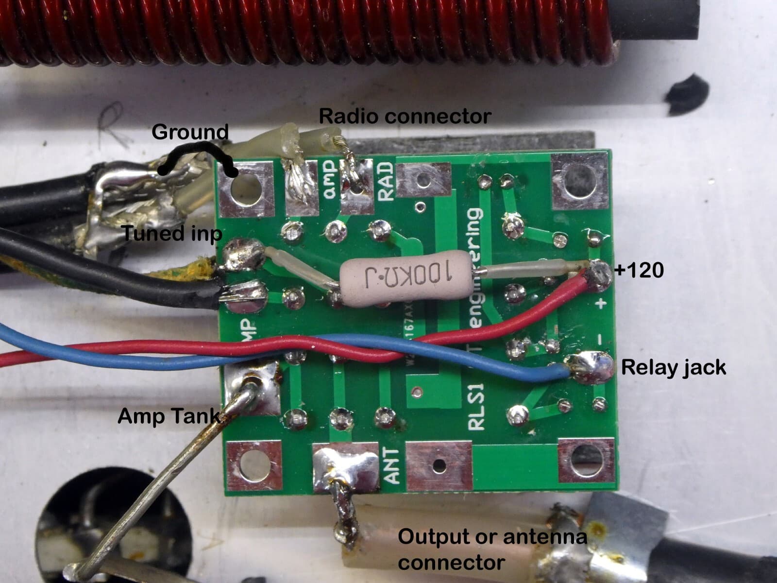 UnRS-220 Heathkit SB220 120Vdc antenna relay sequenced high speed replacement 3