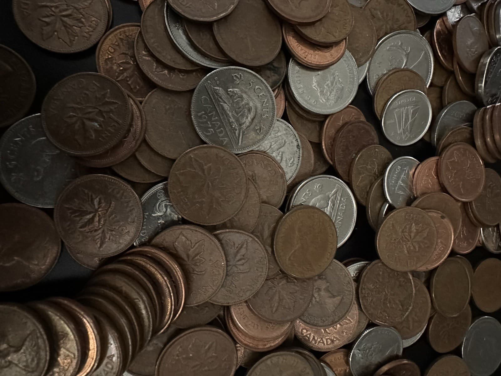 Lot of Various Canada Coins Circulated Various years  3