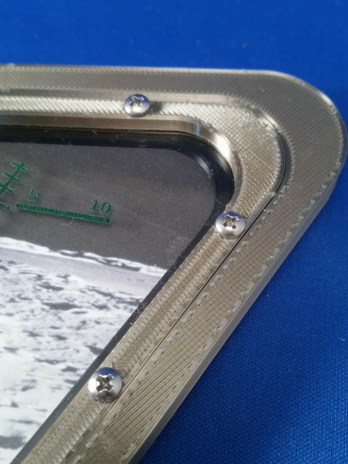 Replica Apollo 11 Lunar Module Window W/Lunar landscape - Neil Armstrong 4