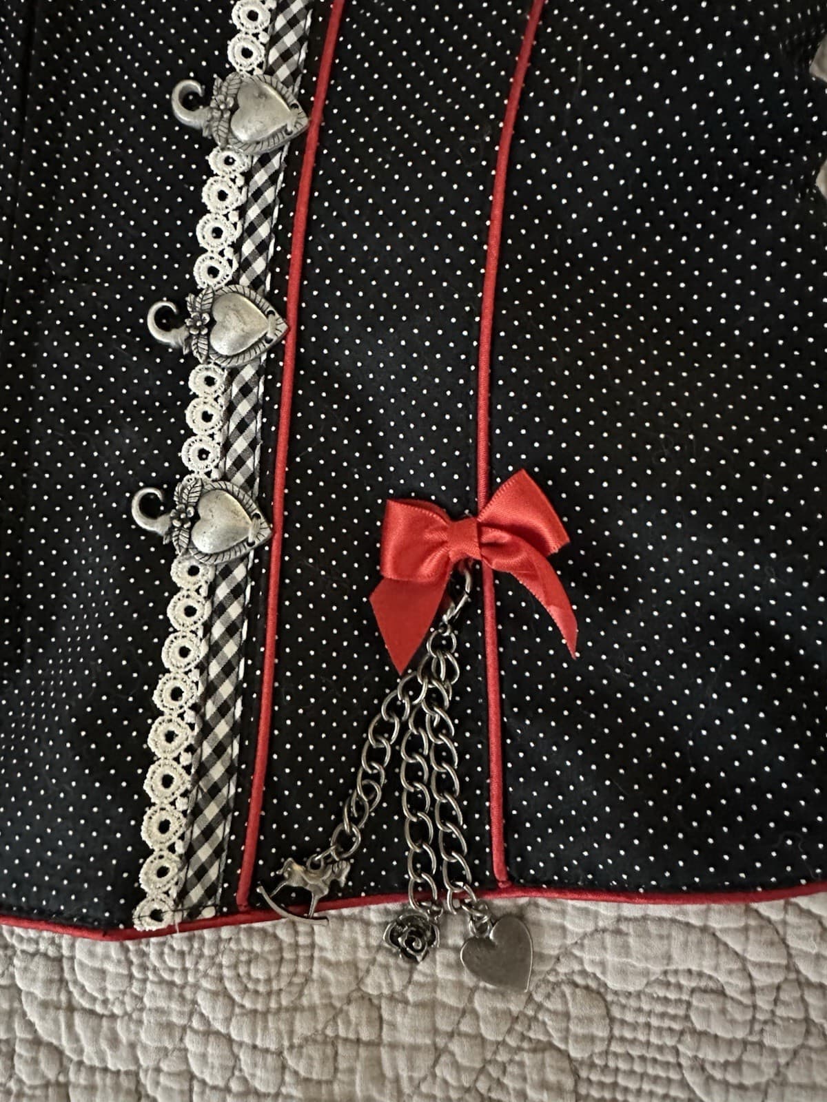 German Vest (Kruger Dirndl) Women's Size 36 German Oktoberfest Costume 3