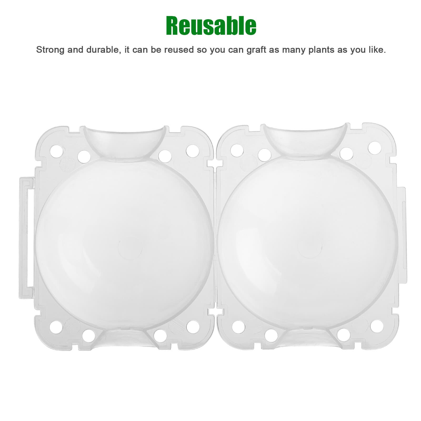 10x Reusable Plant Root Growing Box Air Layering Pods High Pressure Grafting Box 5