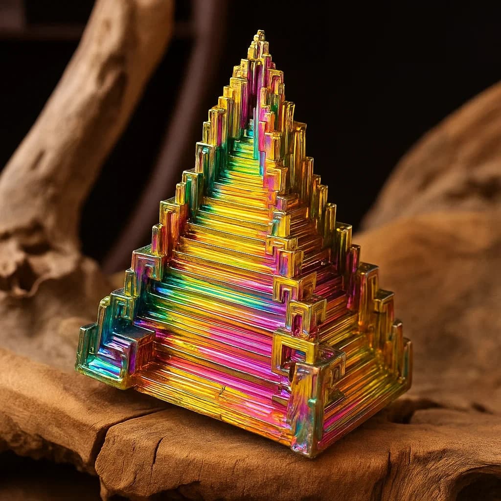 80-100g Aura Rainbow Titanium Bismuth Quartz Crystal Mineral Specimens Decor 6