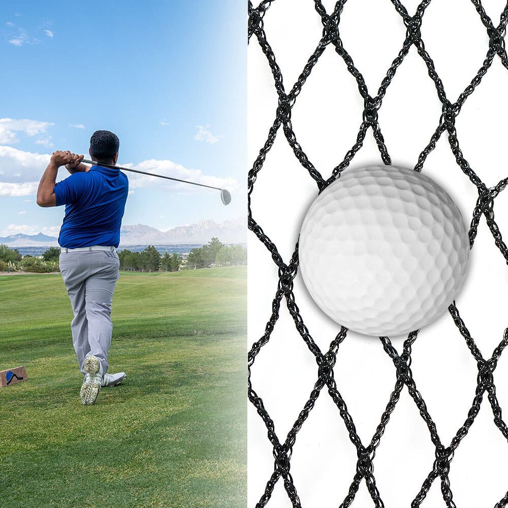 10x10ft/10x15f Practice Barrier Net Ball Sports High Impact Hitting Netting Golf