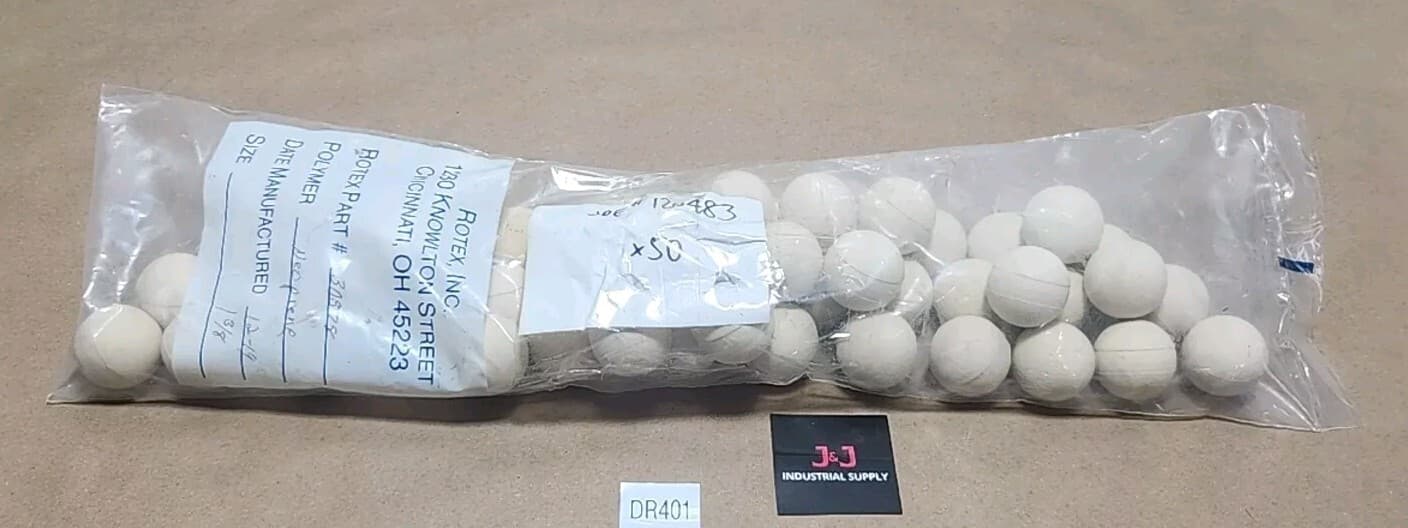 *FACTORY SEALED* [50] Rotex 30578 Neoprene Rubber Ball 1-3/8" Dia + Warranty!