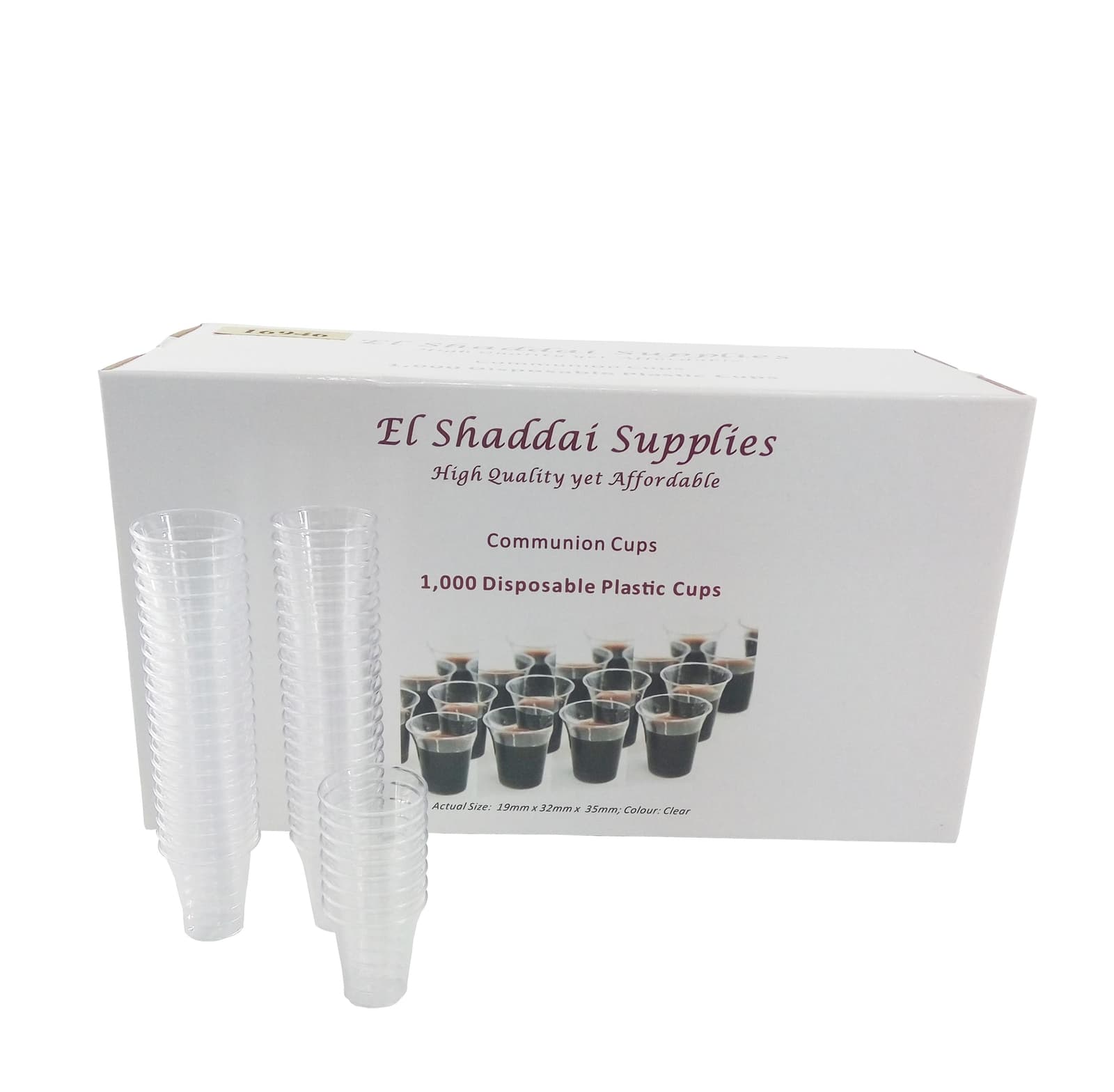 Fixture Displays Communion Cups - Box of 1000 - Disposable 16946 5