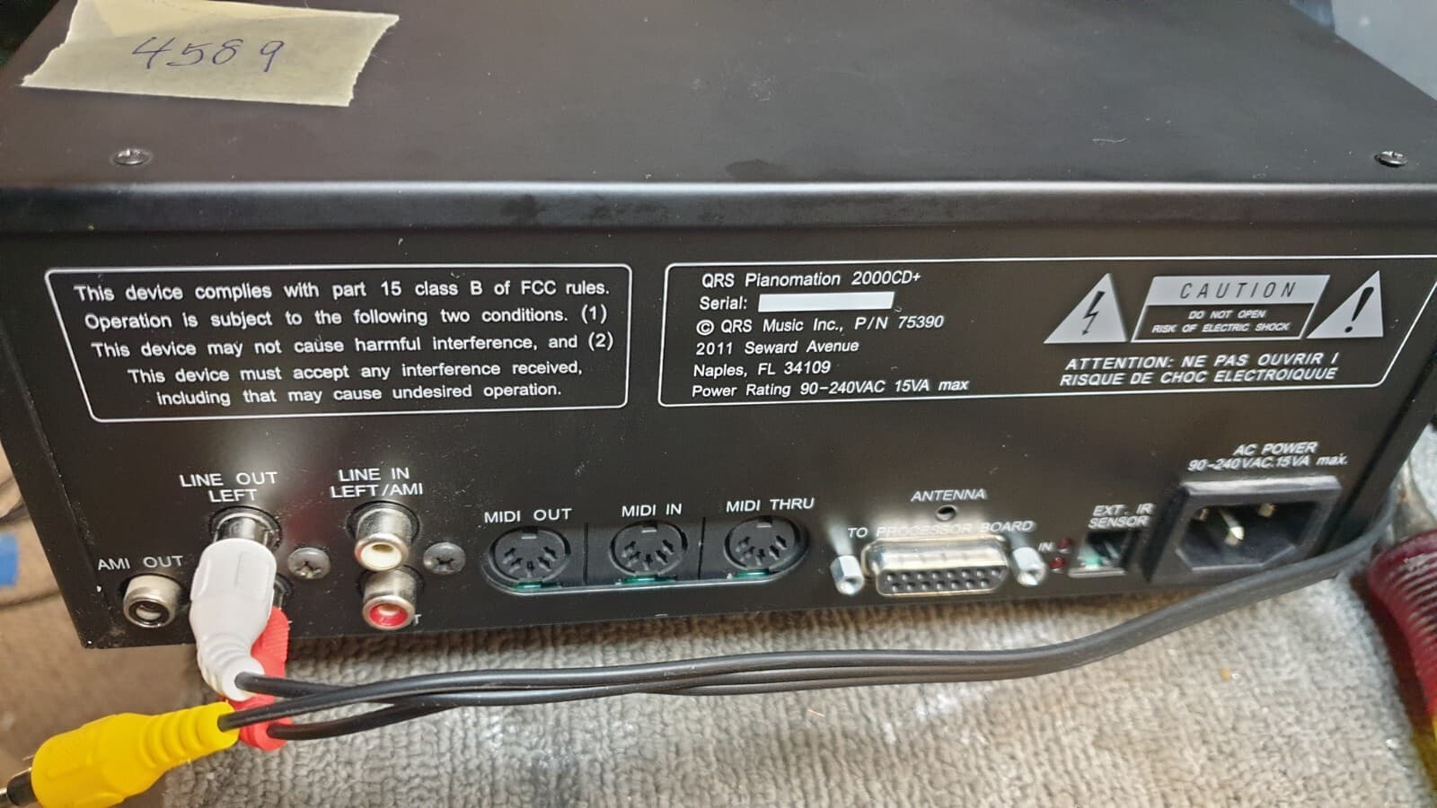 QRS PIONOMATION 2000CD + REPAIR SERVICE FOR CLICKING NOISE AND FLIKERING DISPLAY 2