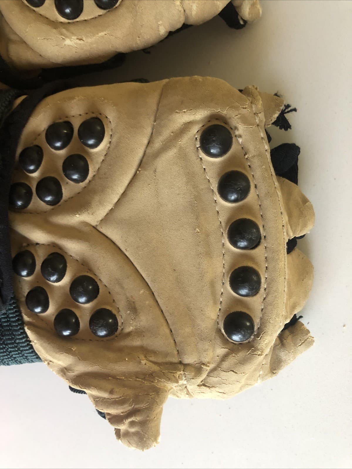 Vintage B1 Rollerblade Advanced Wrist Guard Gloves  Padded Leather Brace Small   4