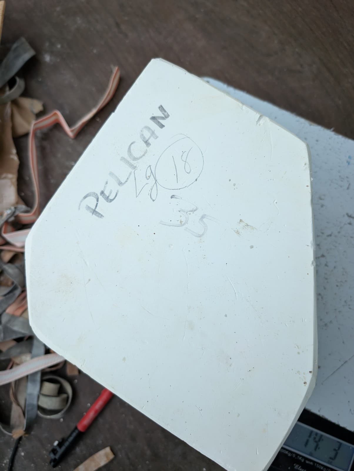 Large Pelican Vintage Slip Casting Ceramic Mold 4