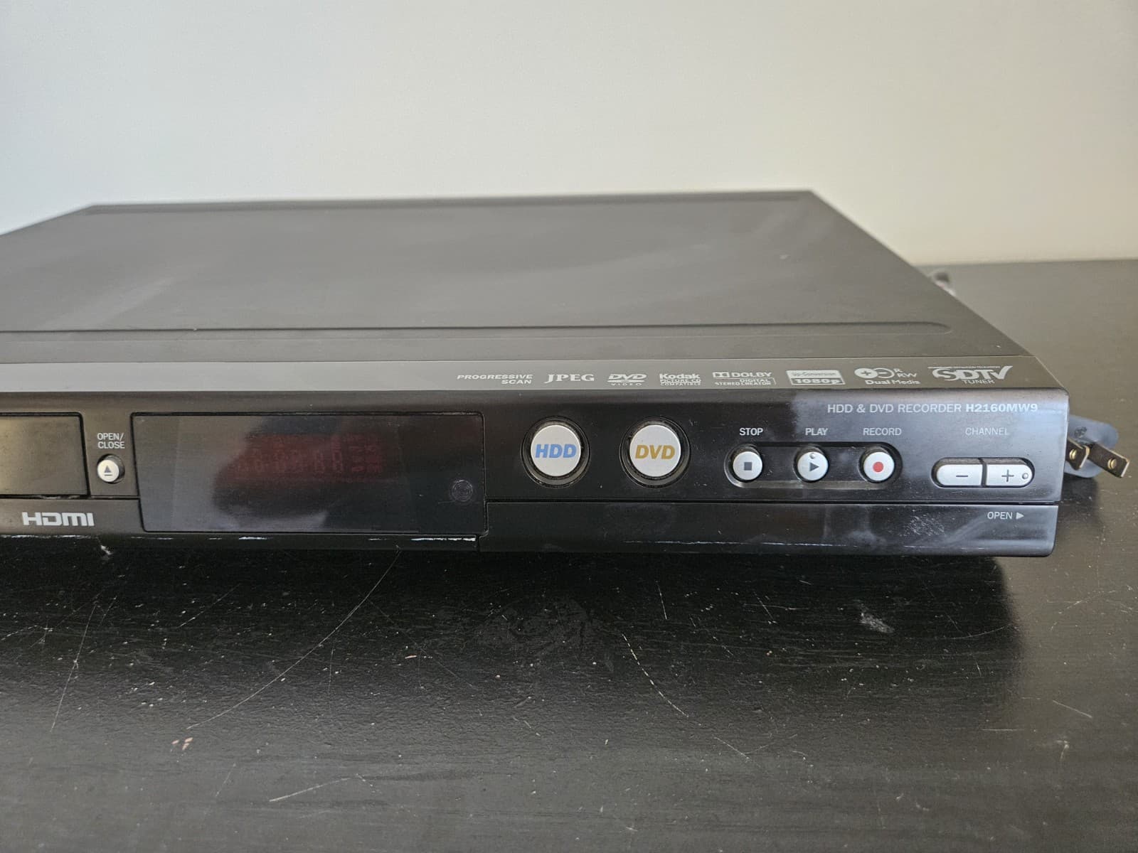 Magnavox H2160MW9 HDD DVD Player and Recorder No Remote Tested Works 3