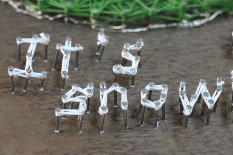 String art kit Tree DIY craft kits wooden board String art pattern 6