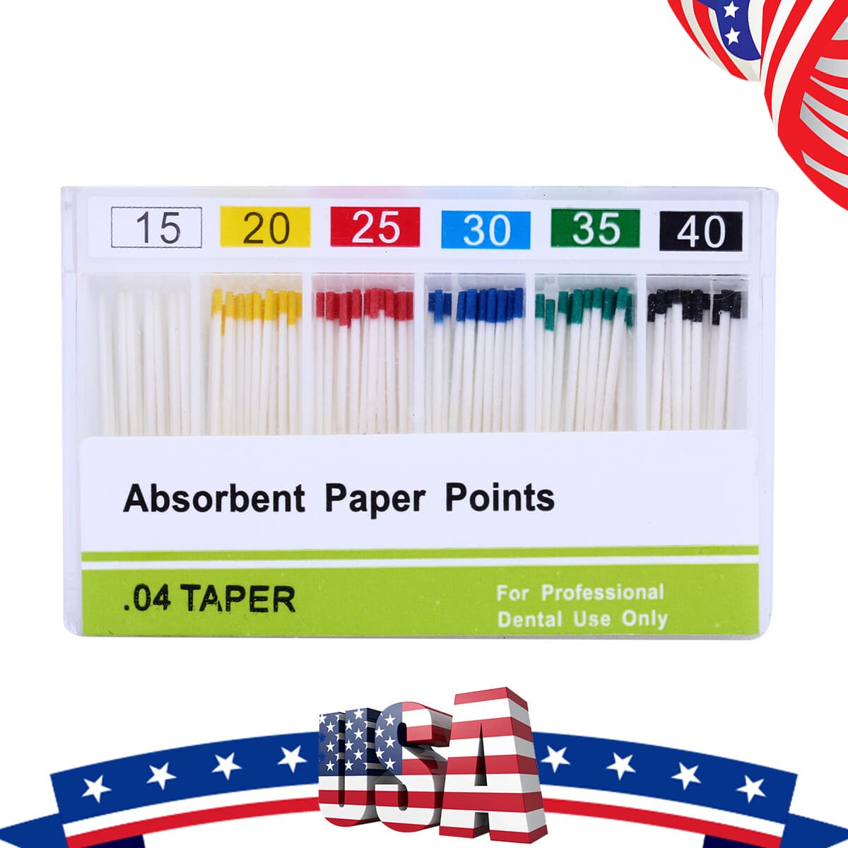 Dental Endo Gutta Percha Cutter /Absorbent Paper Point /Gutta Percha 15#-40# 3