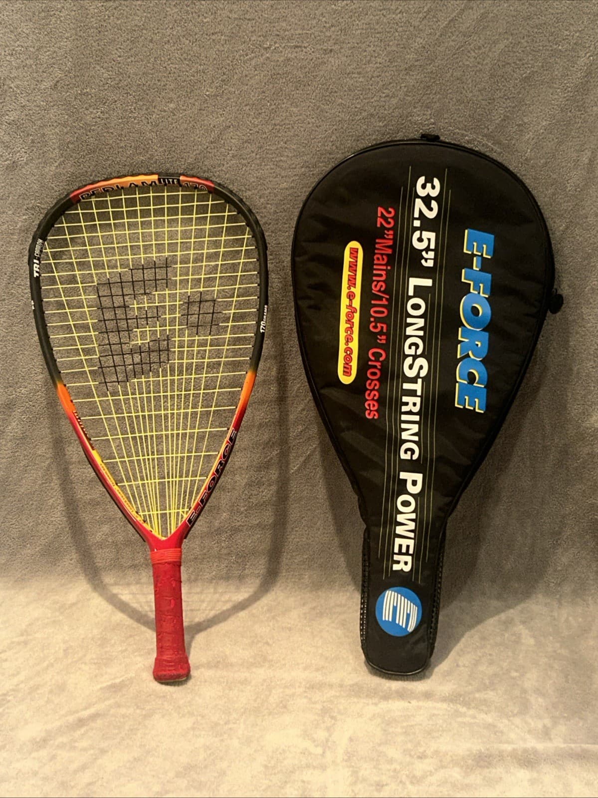 bedlam 170 lite racquetball racquet 22” longstring 62 vibration damping power 🔥