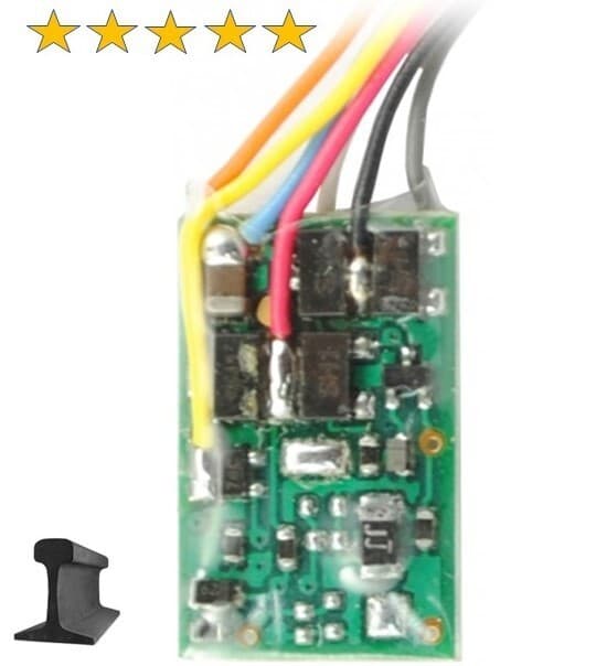 TCS M1 ~ HO & N Scale ~ New 2025 DCC Motor Decoder ~ 2 Function W/ Harness 1006