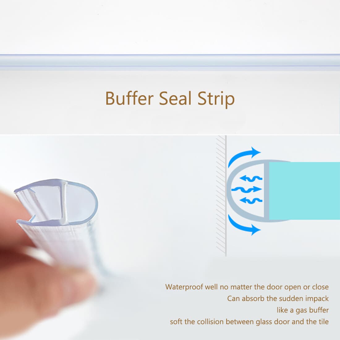 SUNNY SHOWER Bathtub Shower Door Pivot Hinged Tub Door 34" W x 58" H Chrome 5