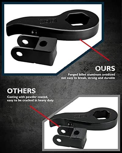  1"-3" Torsion Keys Front Leveling Lift Kit with Shock Extenders Brackets for  6
