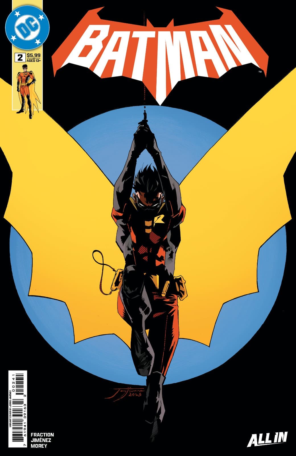 BATMAN #1 & #2 (JORGE JIMENEZ SET)(2025) COMIC BOOKS ~ DC COMICS 3