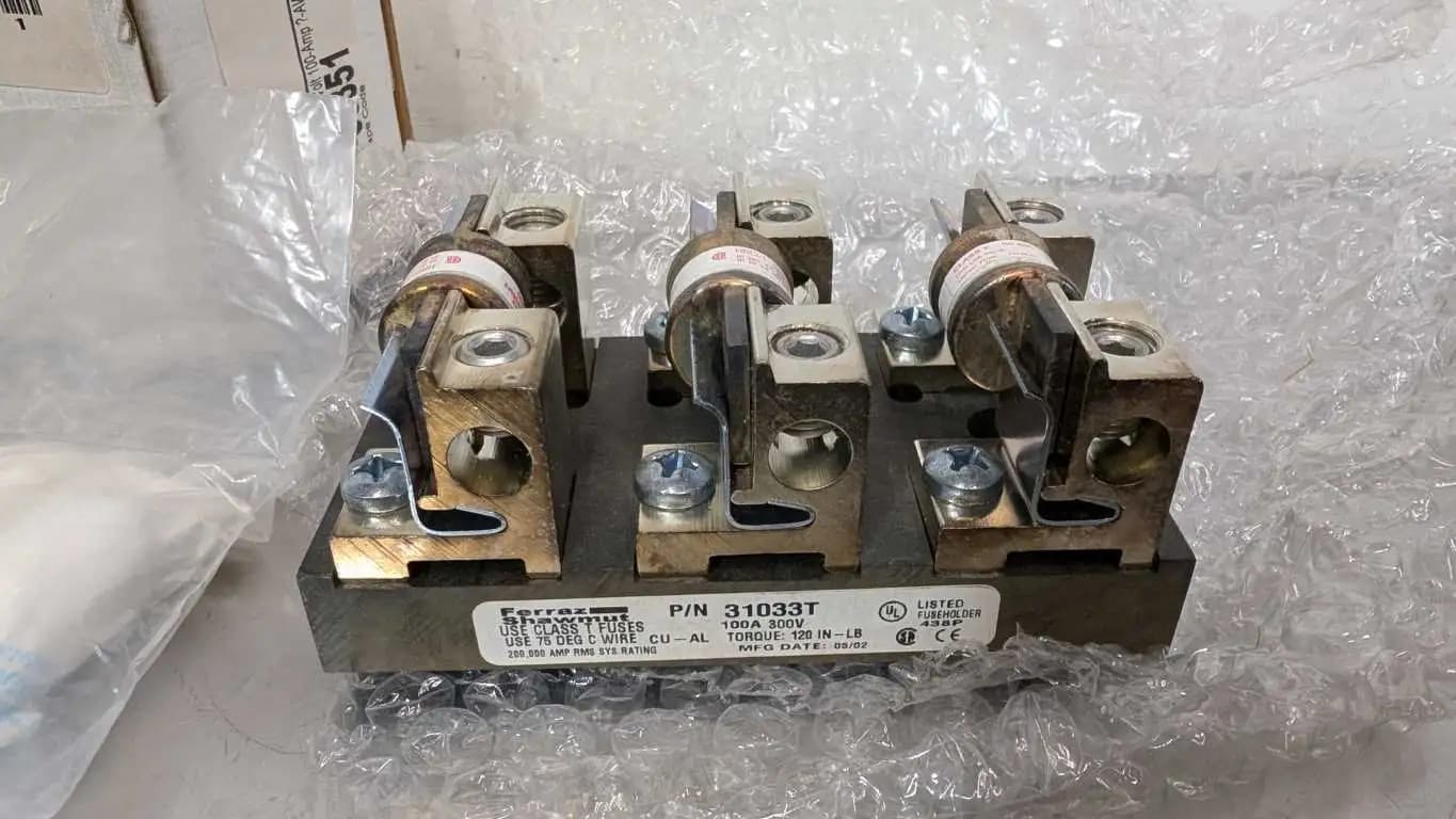 Automation Direct GS-27P5-FKIT Fuse Kit 300V 100A 3 A3T100 Fuses 1 31033T Fuseho 2