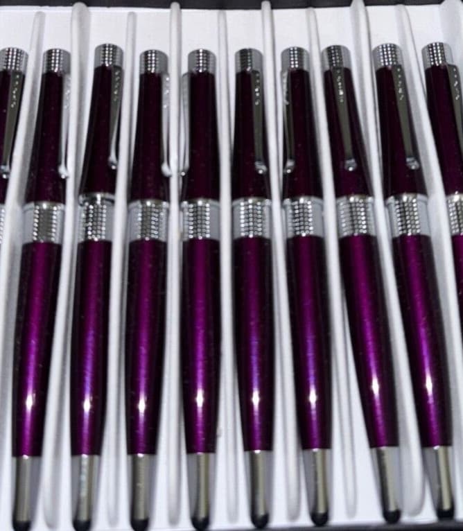 ON SALE! CROSS BEVERLY DEEP PURPLE LACQUER  GEL ROLLERBALL PEN +XTRAS AT0495-7 3