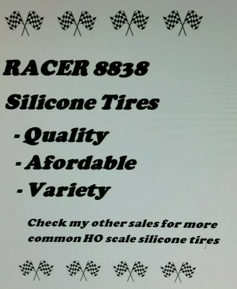 ☆40 Tires☆ .473 OD Silicone WIDE REARS AFX AURORA MAGNATRACTION Front orings HO 4