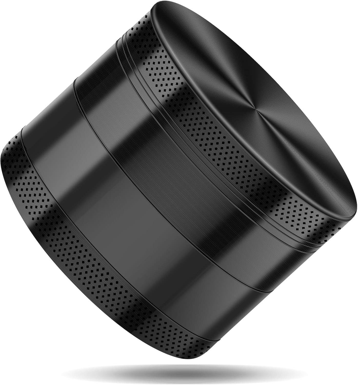 SPACE CASE Grinder Magnetic Herb - Medium 2.5 inch (BLACK) 4 Pcs - US SELLER 4