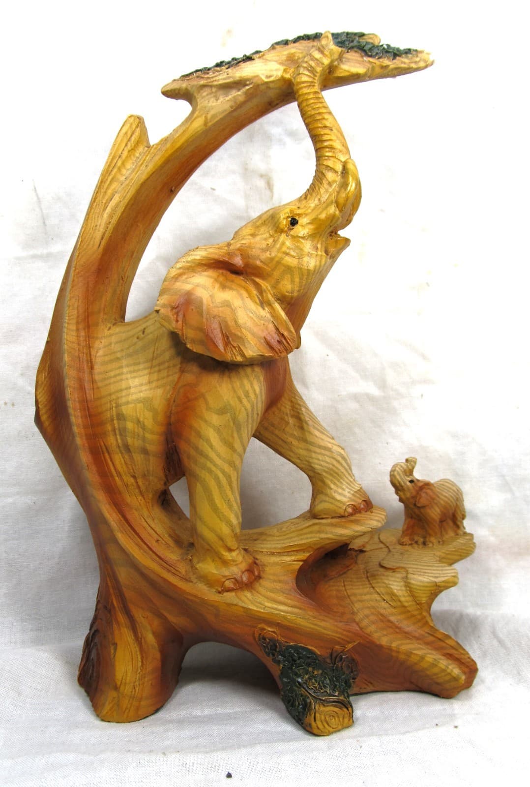 Elephant w/ baby under a tree wildlife Home Decor