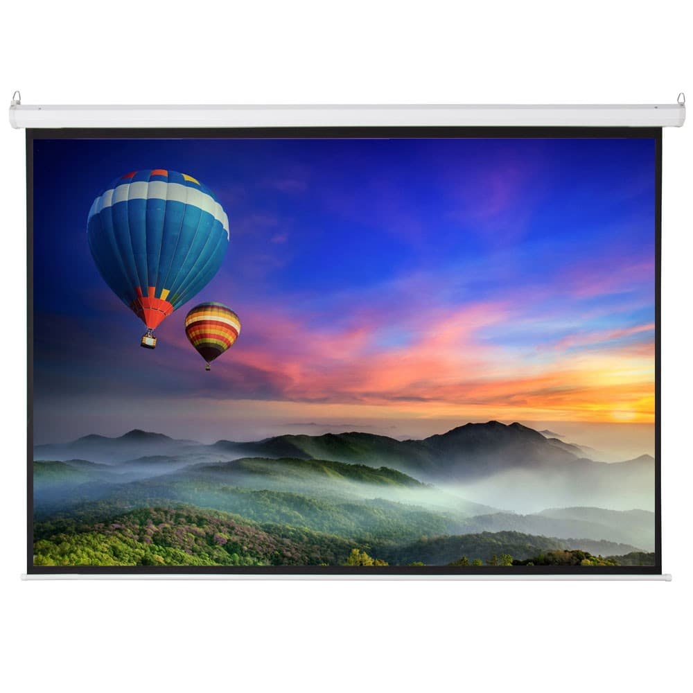 100" 4:3 Auto Electric Motorized Projector Screen +Remote US Shipping 3