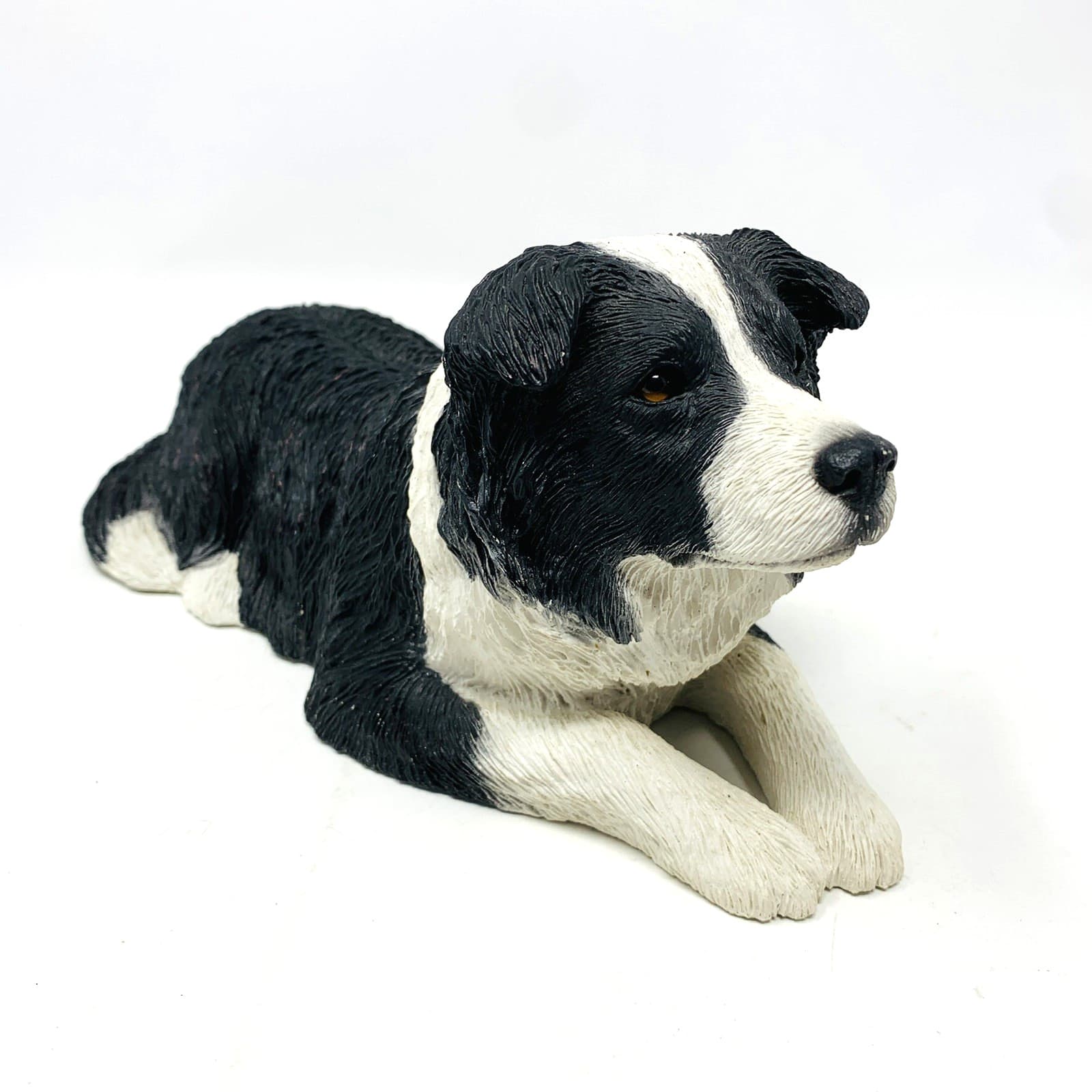 Sandicast 389 Border Collie Dog Figure Figurine Statue 10” 1992 Large USA