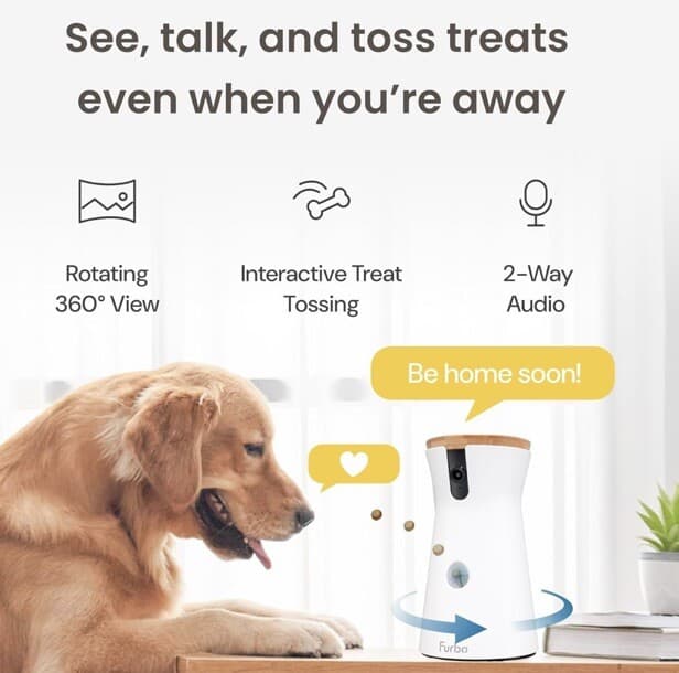 Furbo 360° Dog Camera + Nanny Bundle: Home Security Subscription Required 2