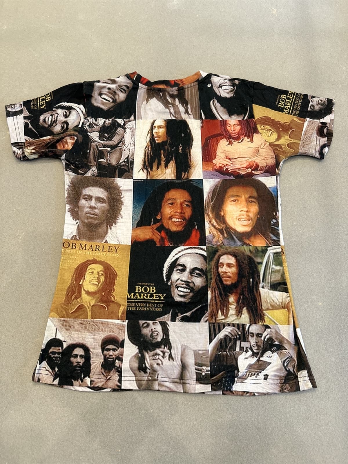 Bob Marley Photo Collage T-Shirt, Mr. 1991 Inc., Rare!! Med. Preowned VG+ Cond. 5