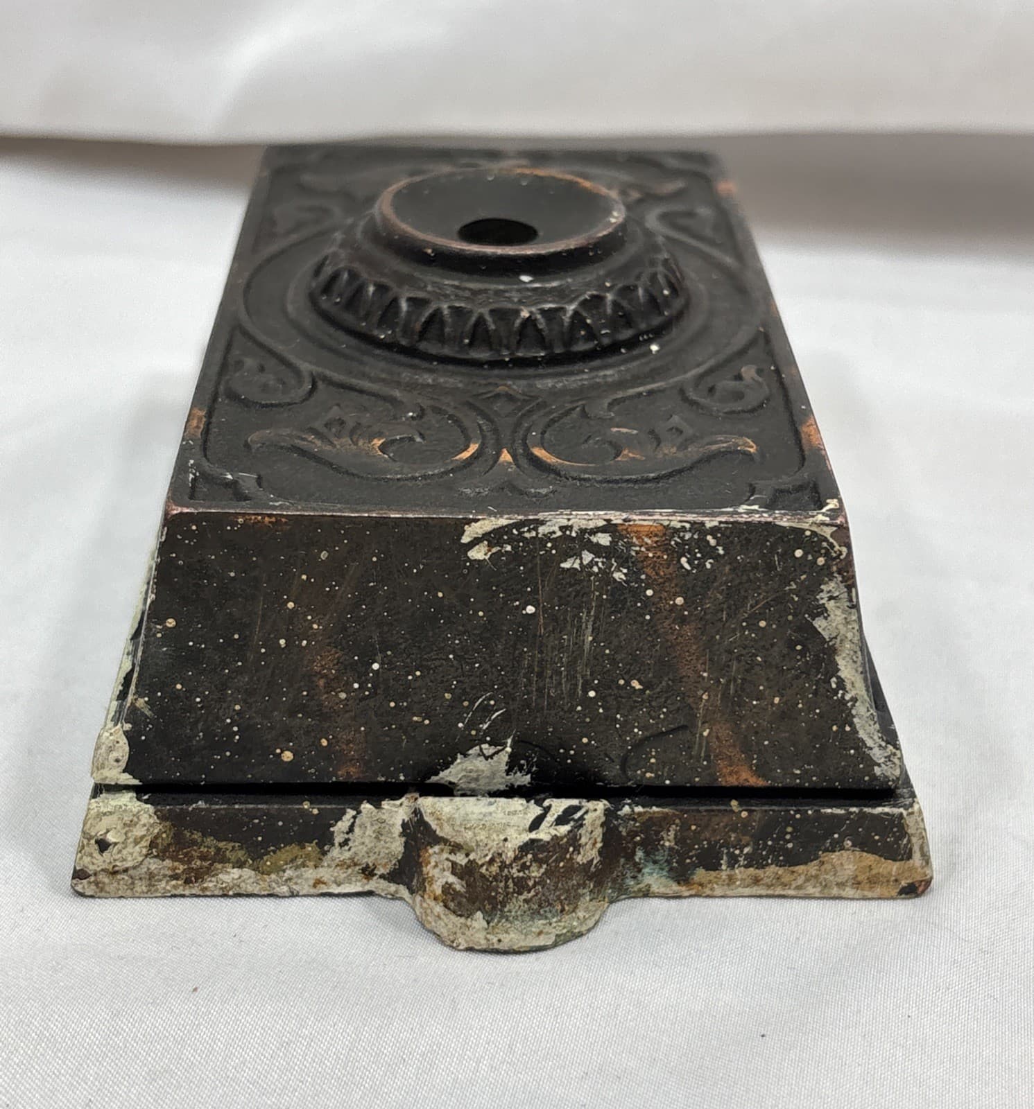 Antique Eastlake Style Cast Iron Electric Doorbell Button Buzzer Patrick Wilkins 6