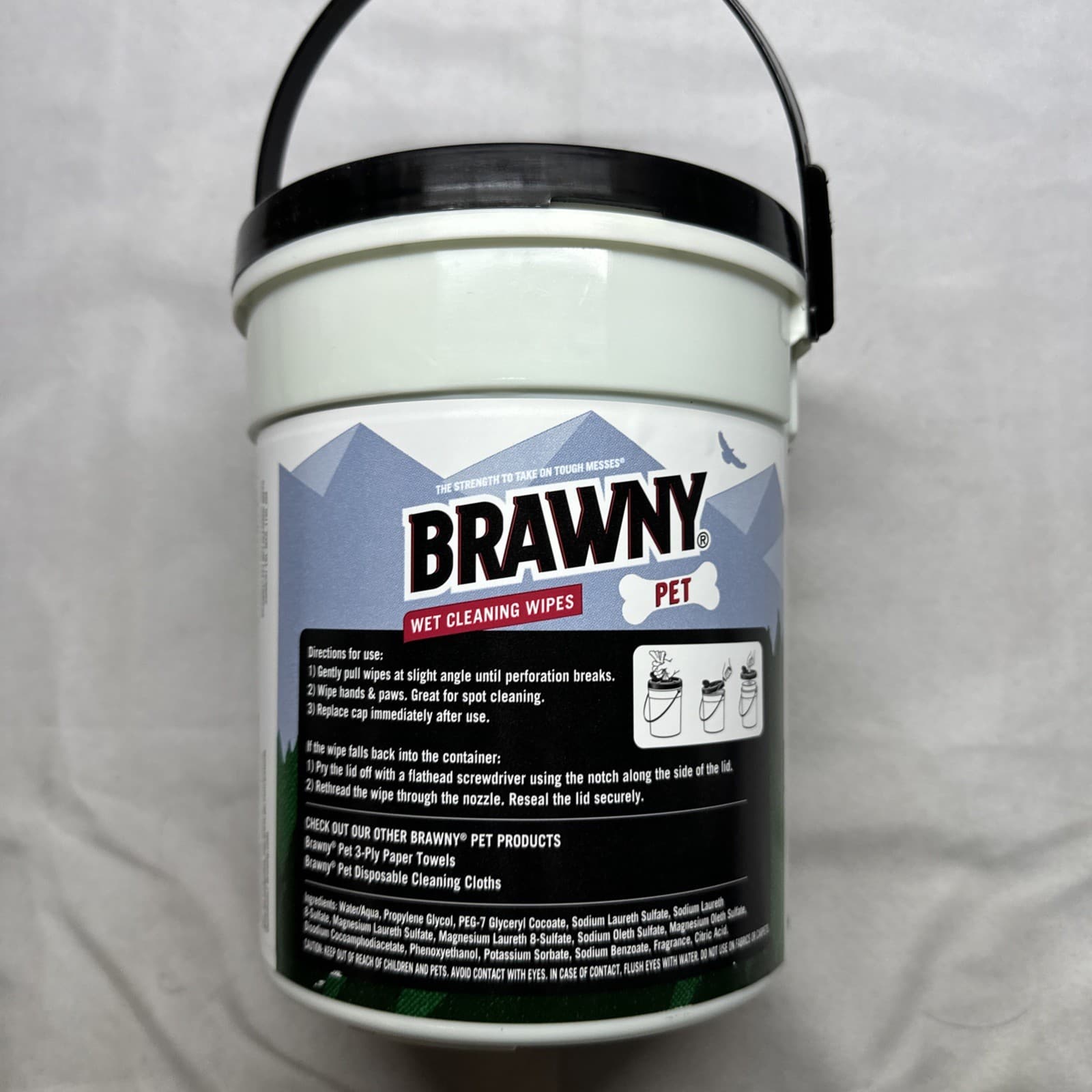 Brawny Pet Wet Cleaning Wipes Extra Large 84ct Each For Dogs, Cats, New Sealed 3