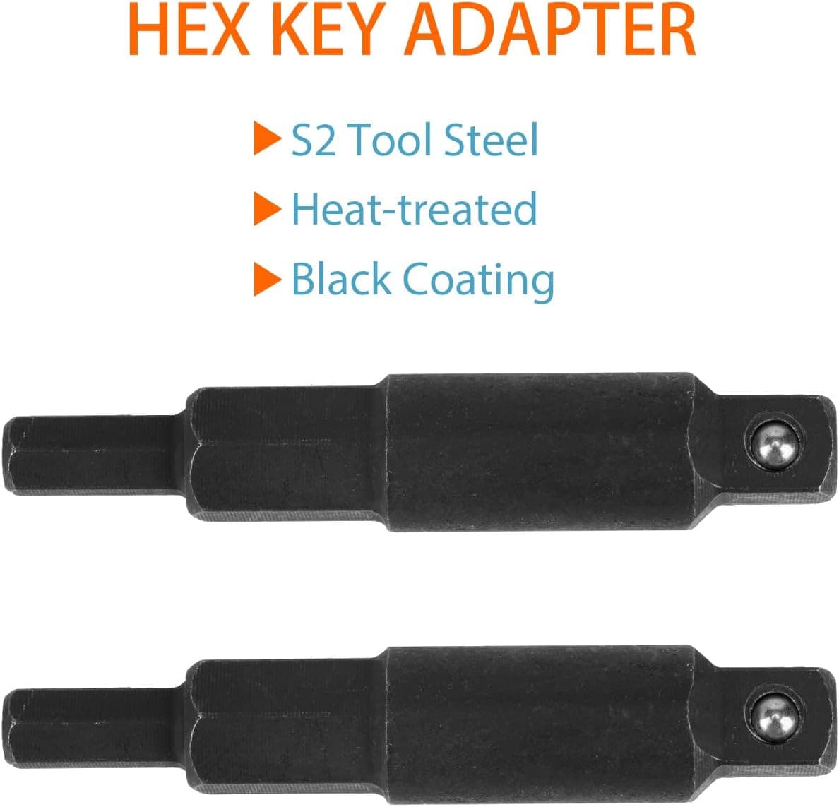 HVAC Service Wrench, Refrigeration Wrench with 2 Pcs HVAC Hexagon Bit Adapter, P 6