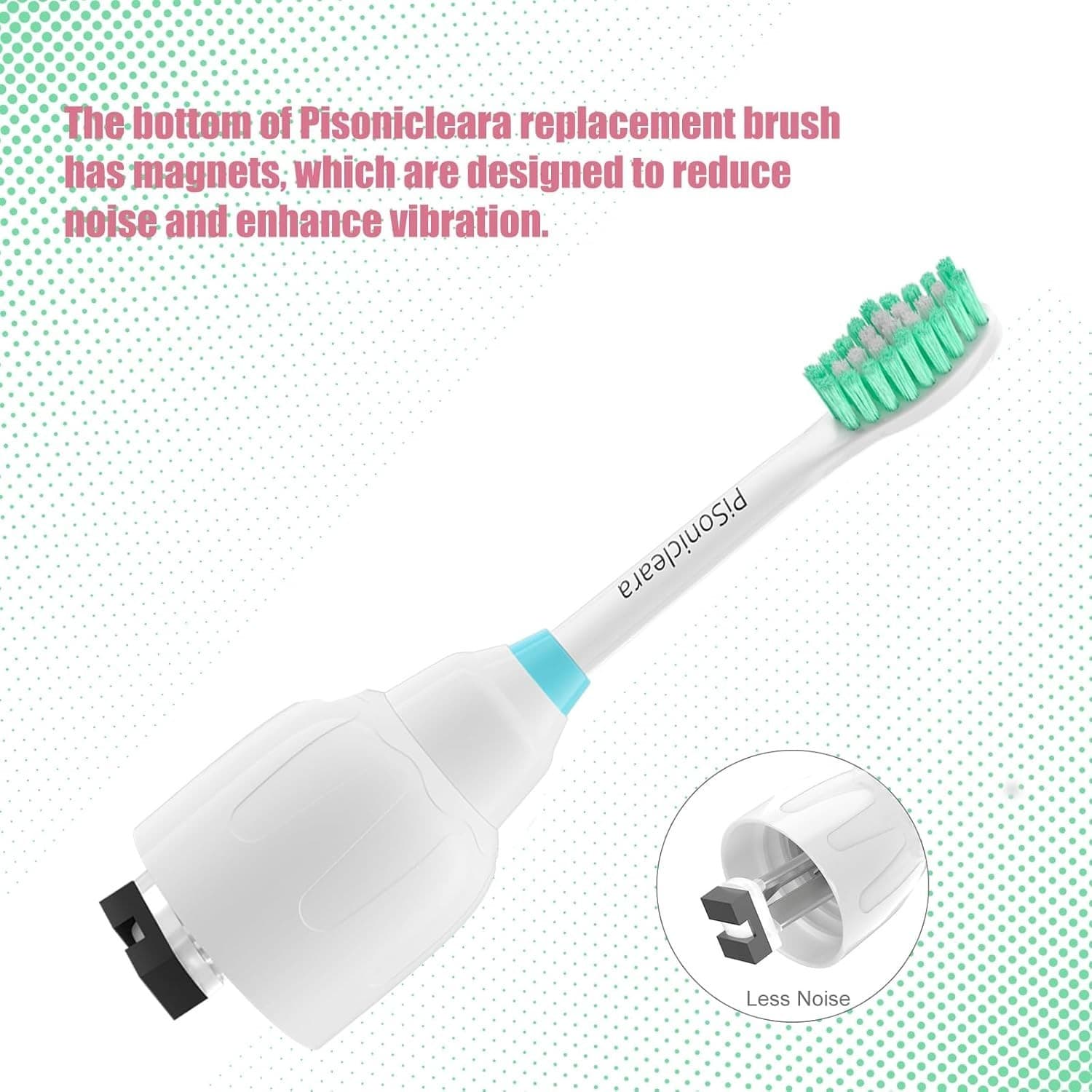 6 Pack Toothbrush Replacement Brush Heads for Philips Sonicare E Series HX700... 6
