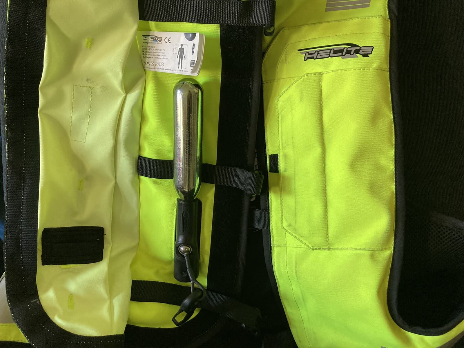 2X 60cc Helite Air Bag Compatible CO2 Cartridges 3