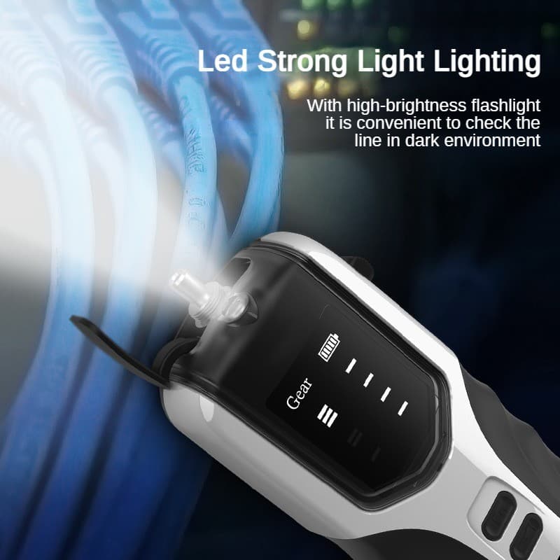 15KM Fiber Optic Pen Optical Red Light Laser Sticker Network Cable Tester VFL 3