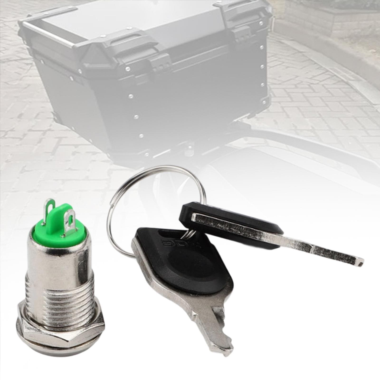 Mini Electronic Lock 12mm Metal 2 Keys for Auto Security Engine DIY Projects 6