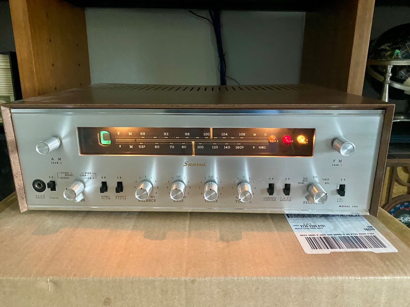 Sansui 500 Tube Receiver N Mint / Mostly Restored 3