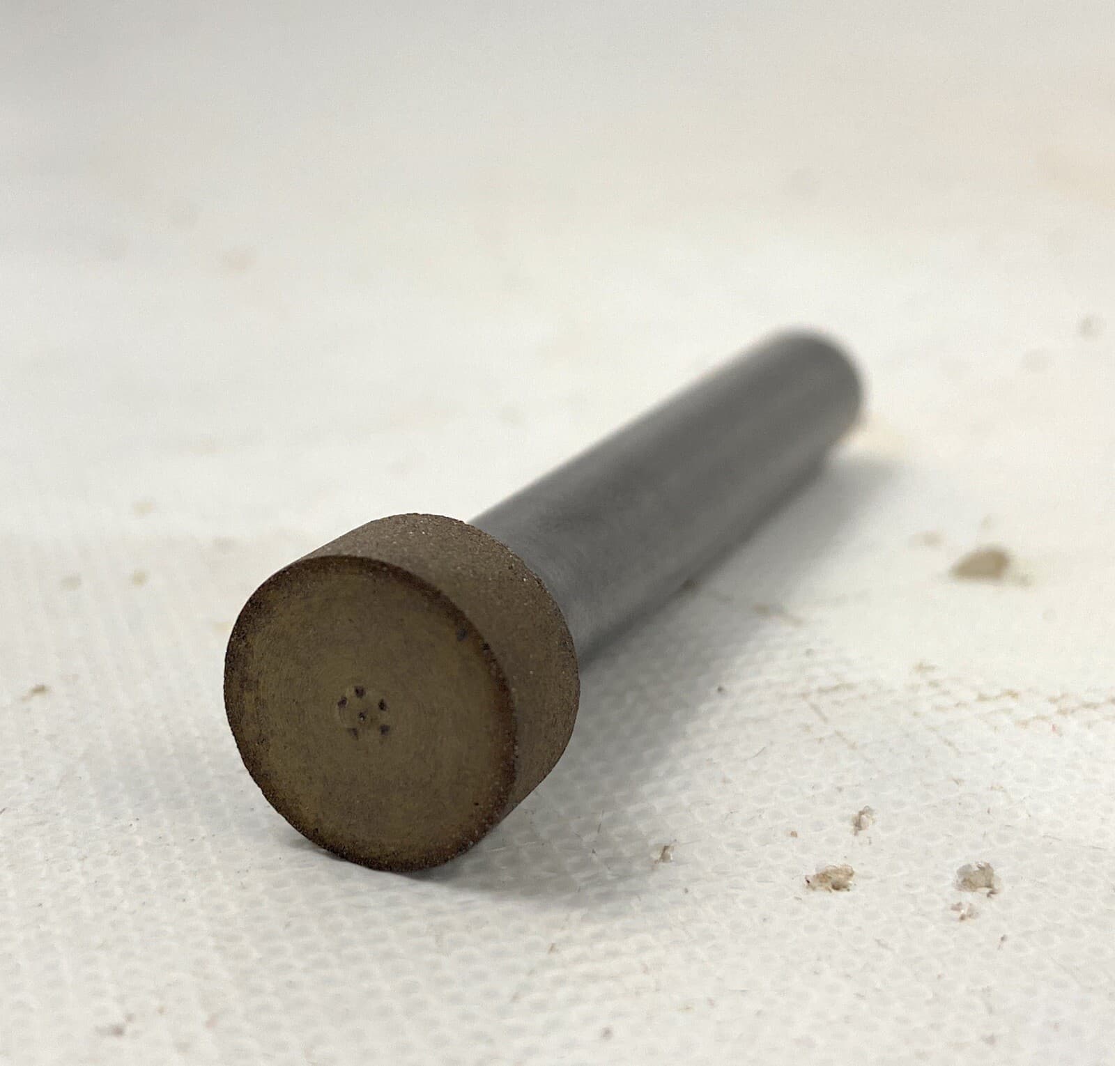 Mandrel Mount 9/16" Internal CBN Grinding Wheel 3/8" Carbide Shank Borazon Resin 5