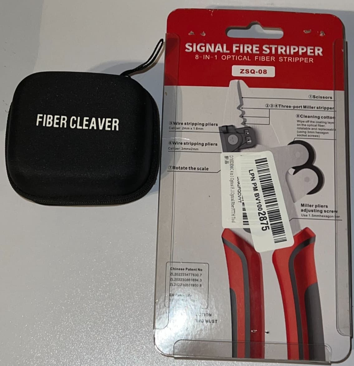 Optical Fiber Cleaver X5 Cutting Tool & Signal Fire Optical Fiber Stripper Tool 2