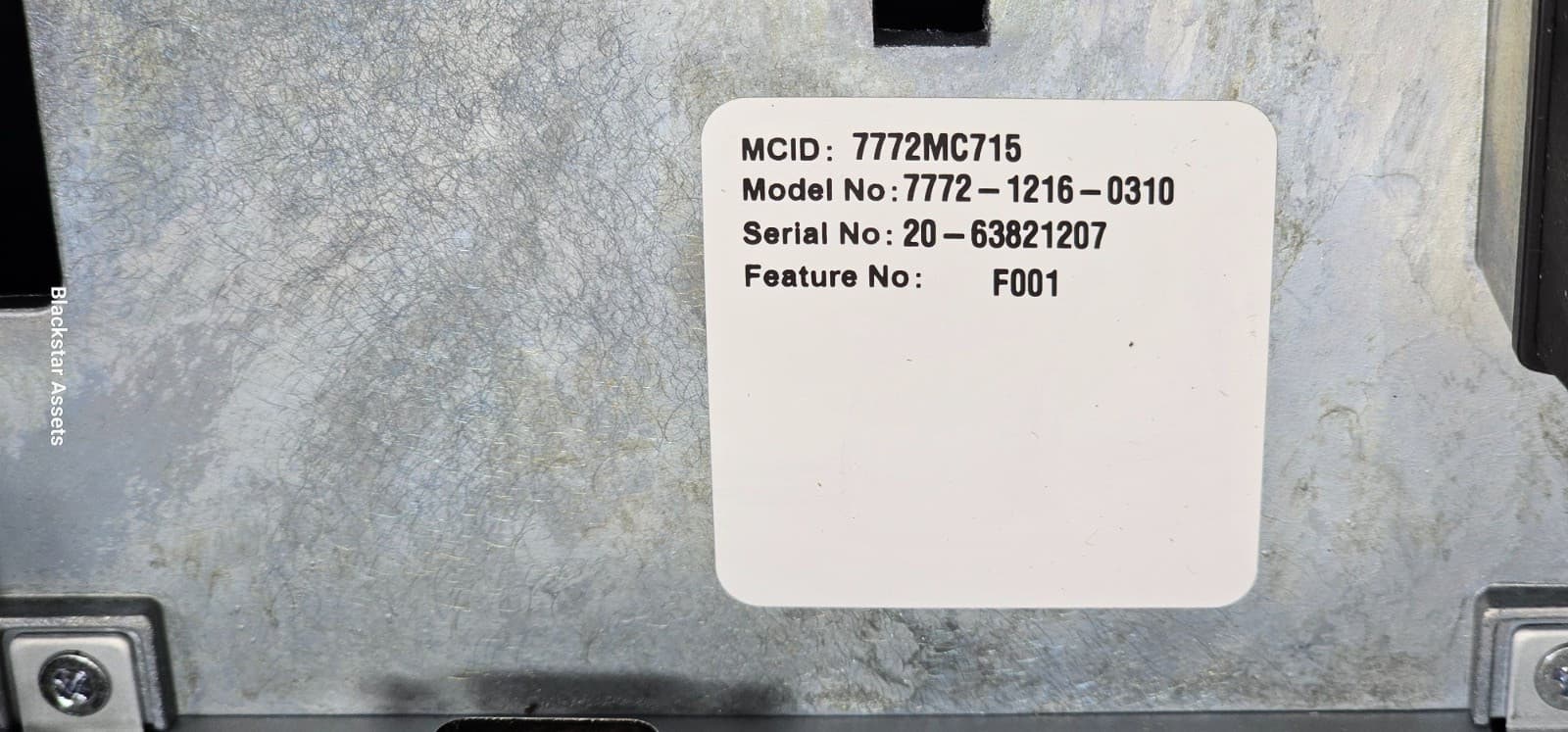 NCR RealPOS CX7 7772 15.6" PCAP POS Terminal, Intel G4900T,  8GB/120GB, W10 READ 6