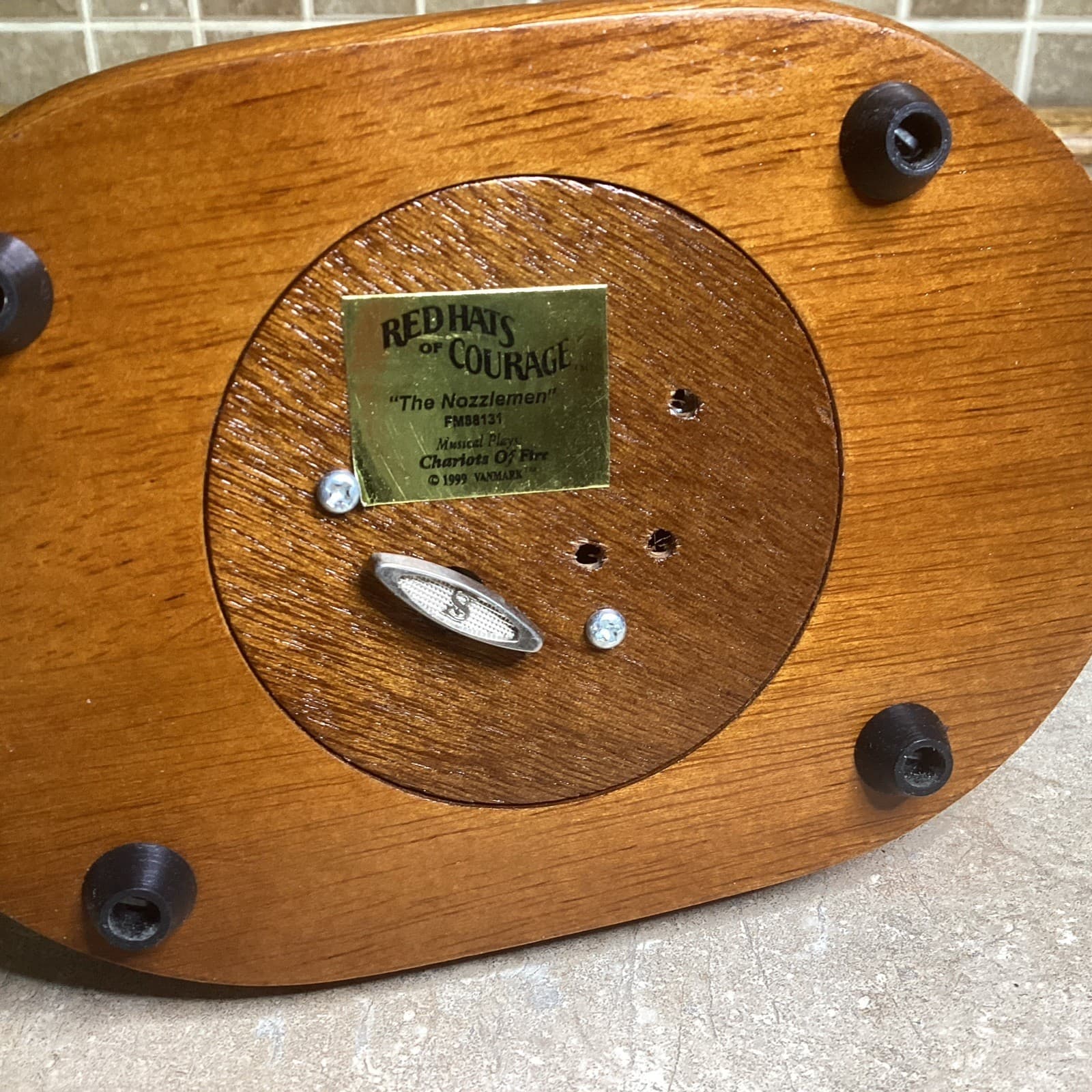 Red Hats of Courage -FIREFIGHTERS - “The Nozzlemen" - Musical- 9” Tall- 6