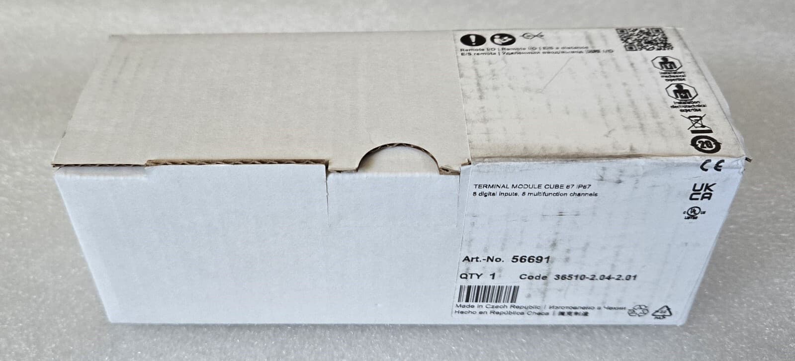 Murr Elektronik 56691 Terminal Module, Cube67, IP67, 8-Inputs 8-Channels 3