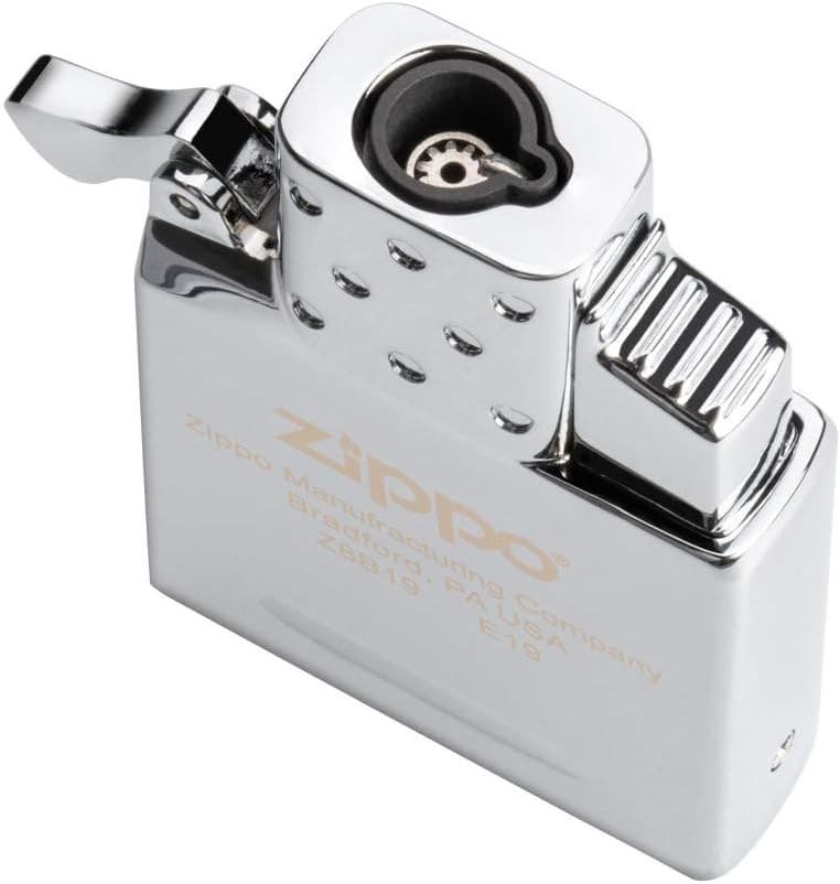 Zippo 65826 Butane Lighter Insert - Single Torch, Chrome