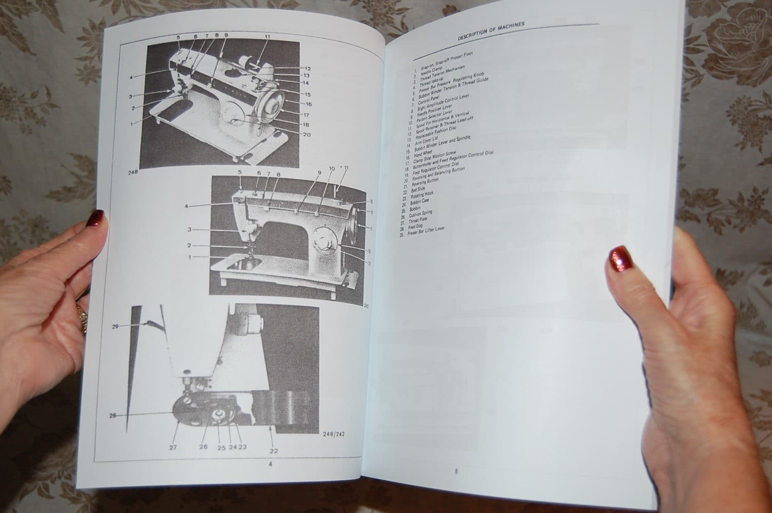 Service Manual Singer Sewing Machines 242 248 & Also Applicable for 247 547 876 3