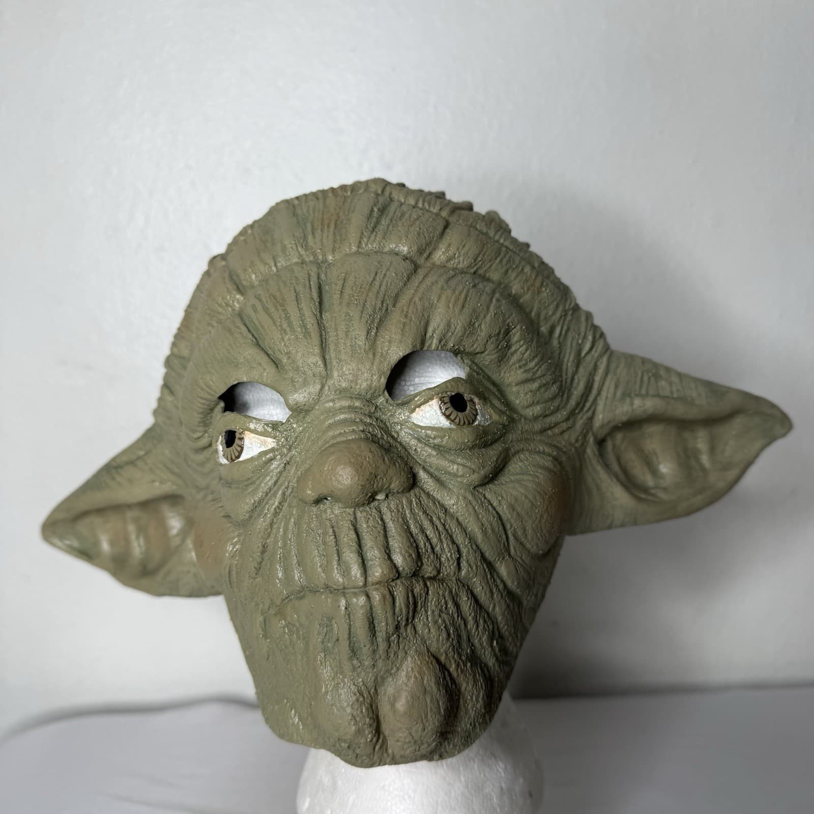 Lucasfilm Star Wars Master Yoda Green Mask With Elastic Band Made In Mexico