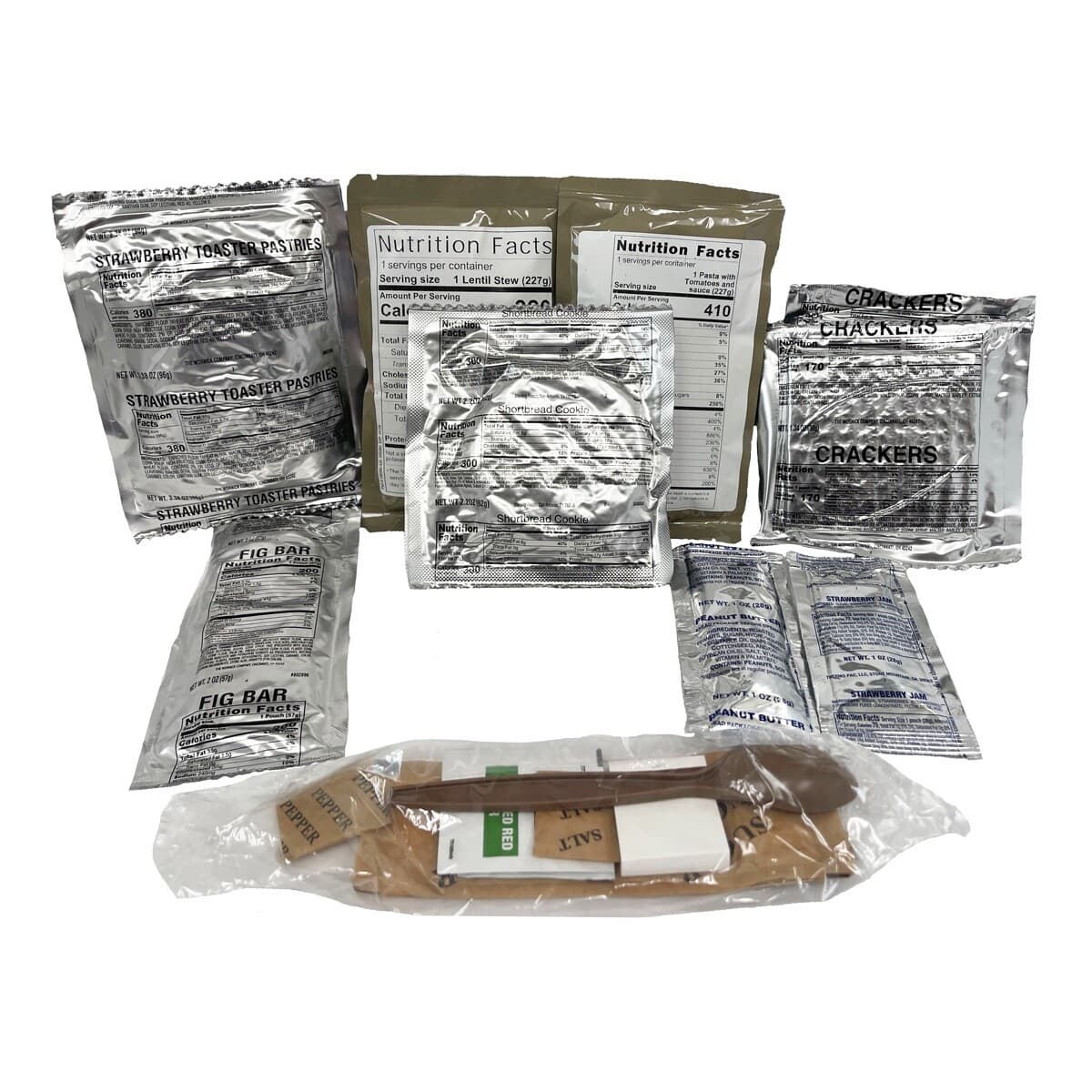 MRE Meals Ready to Eat Humanitarian Daily Rations Insp 8/25 or Later - 1 Case 4