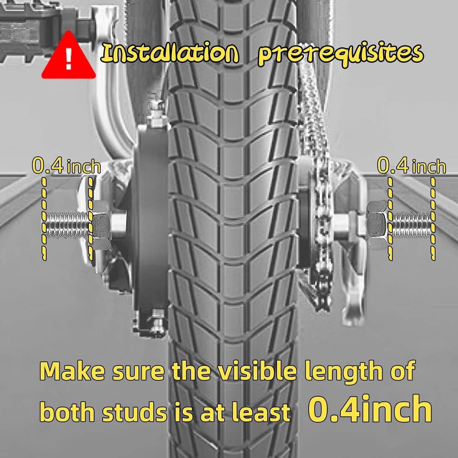 Bicycle Training Wheels Heavy Duty for 14-20 Inch Kids Bike Safe Durable 4