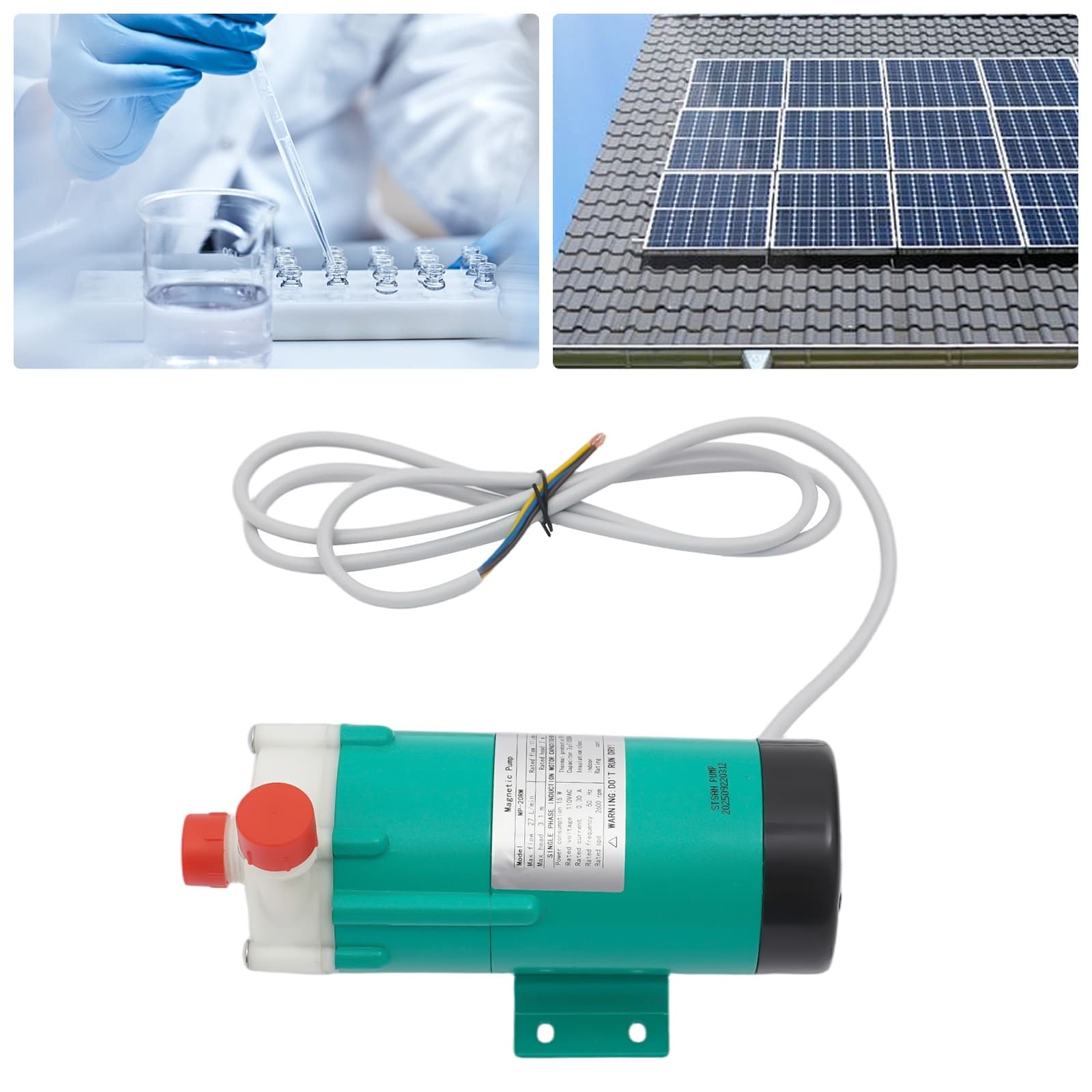 Magnetic Drive Circulating Pump Chemical Pump Corrosion Resistant Pump MP-20R